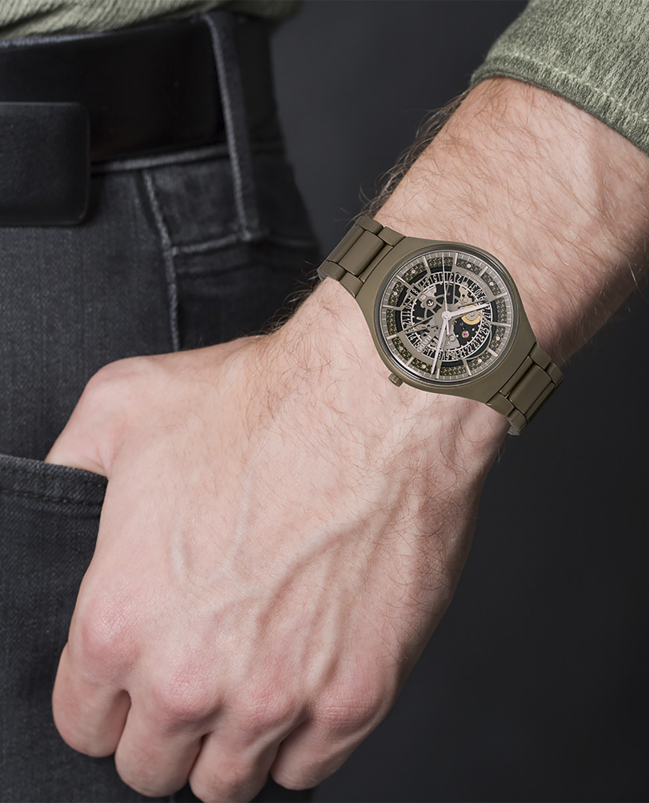 Rado Rado True Thinline Anima R27112312 кварцевые мужские часы часы крупный план  циферблата